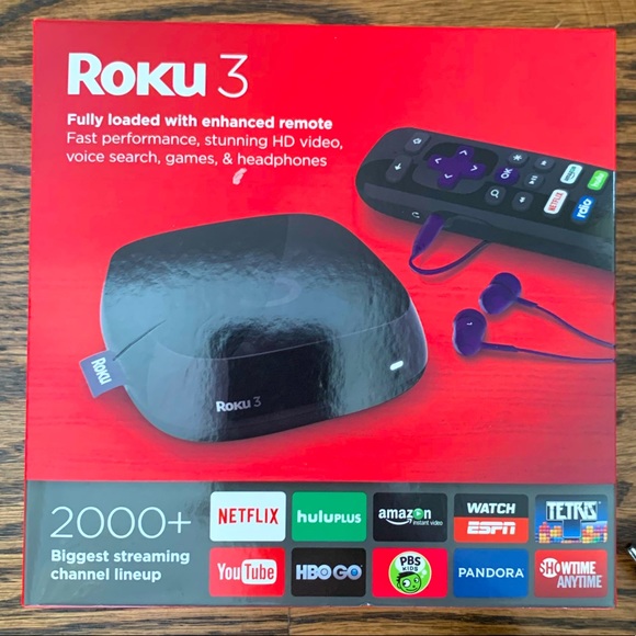 Roku 3 Streaming Media Player - Picture 1 of 4